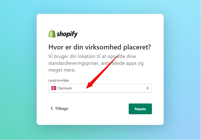 Guide til Shopify webshop placering