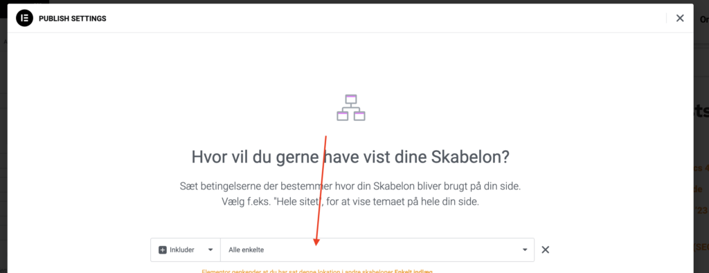 condition enkelt indlæg