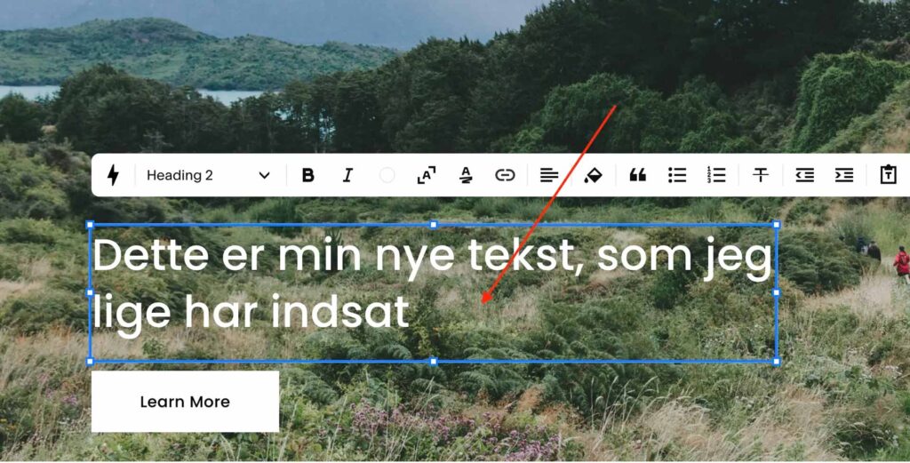 squarespace hjemmeside guide tekst