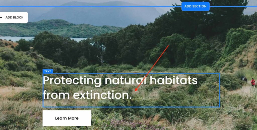 squarespace hjemmeside guide edit text