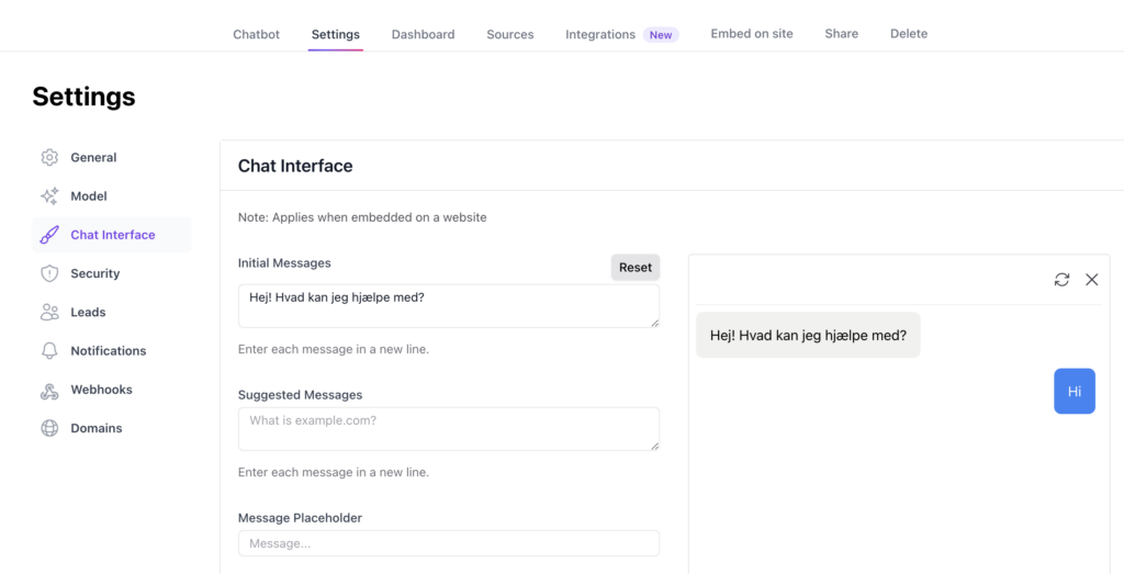chat bot ai
