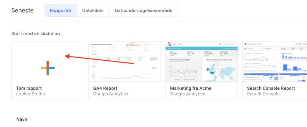 looker studio tom rapport
