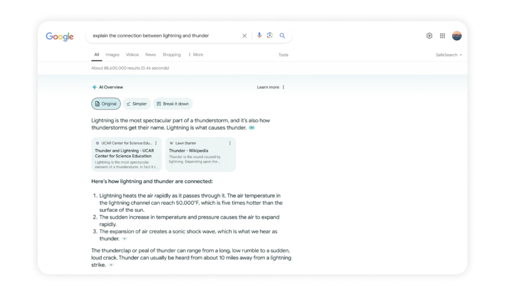 google ai overviews