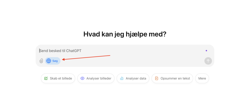hvordan bruger du searchgpt?
