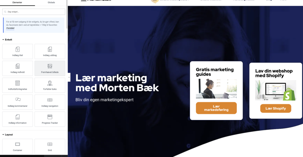 mortenbaek - lav en blog