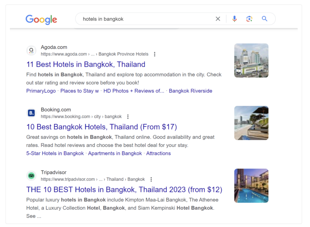 trip advisor serp ranking programmatic seo
