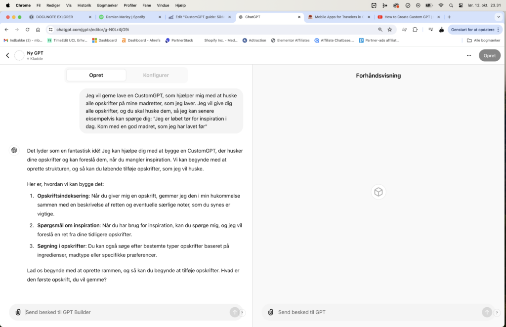 customgpt - byg din egen kok